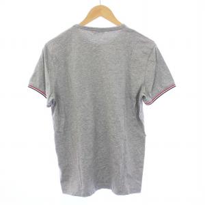 MONCLER MAGLIA T-SHIRT Tシャツ カットソー 半袖 ワッペン M グレー