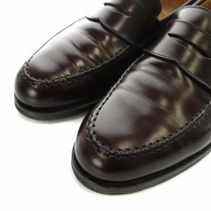 Crockett & Jones BOSTON ローファー レザー 9.5 ブラウン 28363