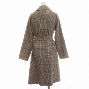 ANAYI 18SS コート チェック スプリングコート 背抜き 36 S グレー /G