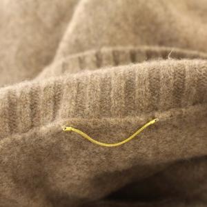 Deuxieme Classe ニット タートルネック セーター ウール 長袖 F 茶 ブラウン