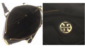 TORY BURCH ハンドバッグ レザー ショルダーバッグ 2WAY 黒 ブラック