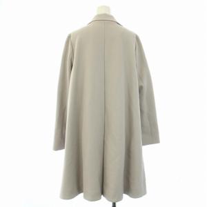 ENFOLD ダブルクロスフレアコート スプリングコート 春アウター ミドル丈 ロング 36 S グレー 3008S130-0310