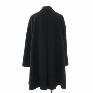 ENFOLD Aラインコート スプリングコート 春アウター ミドル丈 ロング 36 S 紺 ネイビー
