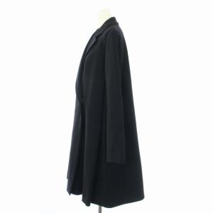 ENFOLD Aラインコート スプリングコート 春アウター ミドル丈 ロング 36 S 紺 ネイビー