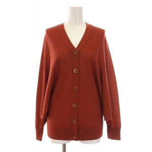 Acne Studios カーディガン ニット Vネック ドルマンスリーブ 長袖 ウール S 茶 ブラウン /YM