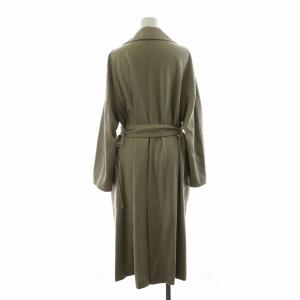 UNITED ARROWS チェスターコート アウター ロング ベルト付き センターベント 36 S グレージュ