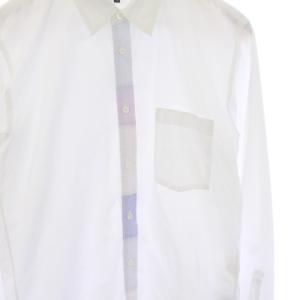 Comme des Garçons Homme Deux シャツ レギュラーカラー 長袖 S 白 ホワイト