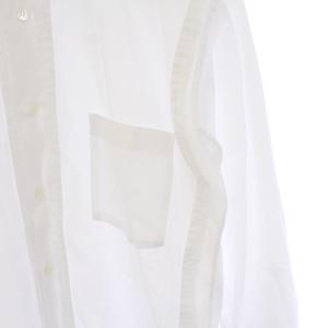 Comme des Garçons Homme Deux シャツ レギュラーカラー 長袖 S 白 ホワイト