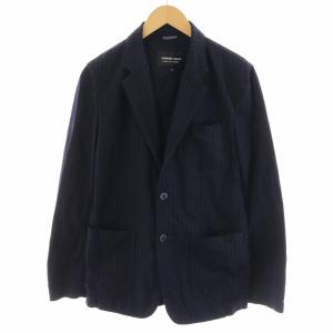 Comme des Garçons Homme Deux AD2016 スーツ セットアップ 上下 テーラードジャケット シングル パンツ スラックス 製品染め加工 ストライプ S