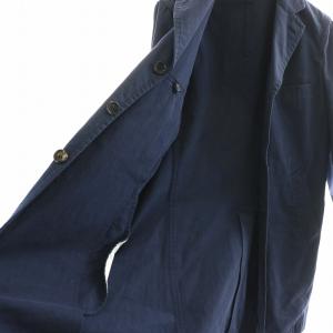 Comme des Garçons Homme Deux AD2017 チェスターコート スプリング ミドル シングル S 紺 ネイビー