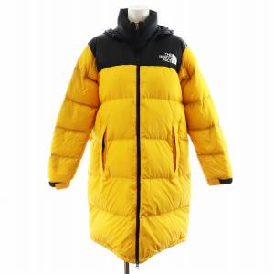 ロングヌプシコート Long Nuptse Coat ダウンコート ロング丈 ロゴ ナイロン アウター