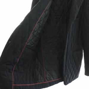 Comme des Garçons Homme Deux AD2013 テーラードジャケット 中綿 キルティング ストライプ シングル ウール S 黒 ブラック