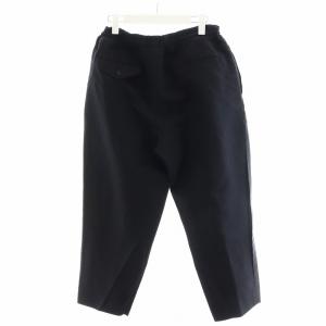 Comme des Garçons Homme Deux AD2017 イージーパンツ ジッパーフライ ポリ縮絨 S 黒 ブラック