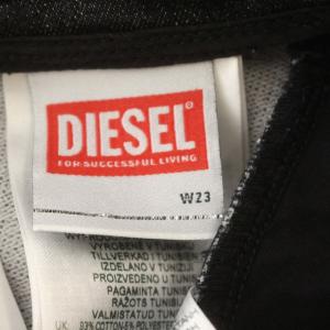 DIESEL D-KRAILEY-F-T デニムパンツ ジョグパンツ ウォッシュ加工 23 黒 ブラック /G