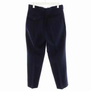 Comme des Garçons Homme Deux AD2021 パンツ スラックス ジッパーフライ ウール S 紺 ネイビー /AN31
