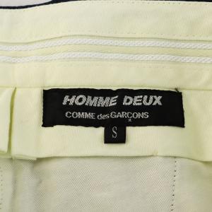 Comme des Garçons Homme Deux AD2021 パンツ スラックス ジッパーフライ ウール S 紺 ネイビー /AN31