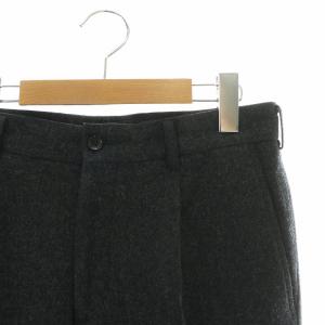 COMME des GARCONS HOMME AD2008 スラックスパンツ ジップフライ タック SS チャコールグレー