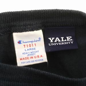 Champion Tシャツ Yale University T1011 HEAVY WEIGHT TEE L ネイビー