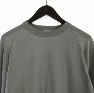 BEAUTY&YOUTH UNITED ARROWS GIZA コットン リラックス クルーネック ニット セーター 長袖 L グレー 1213-136-4007