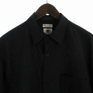 BEAUTY&YOUTH UNITED ARROWS KOMATSU トロピカルレギュラーショートスリーブシャツ 半袖 L 黒 ブラック 1216-126-3030