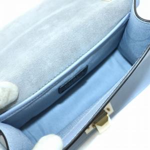 FURLA ミミ MIMI ショルダーバッグ レザー チェーン 水色