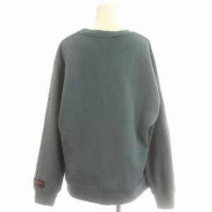 N°21 スウェット トレーナー スリット 長袖 38 M 青 ブルー