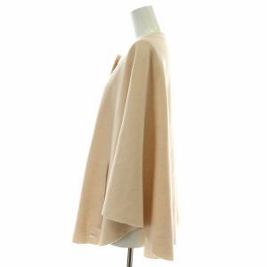 René ポンチョ ケープ ノーカラー シングル ショート丈 F ピンク