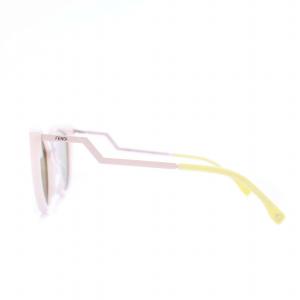 FENDI アイウェア キャットアイ スモーク サングラス 5220 140 ピンク FF0118/S