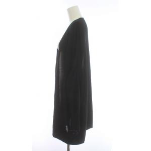 MUSE de Deuxieme Classe 23SS shake code ショートカーディガン ニット 長袖 トッパー 黒 ブラック 23080500424010