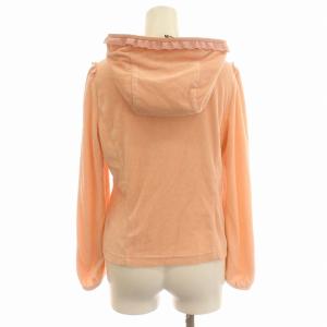 M'S GRACY 21年製 ベロアフリルジップパーカー 長袖 パーカー 38 M ピンク