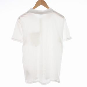 DIESEL ポロシャツ 半袖 カットソー ロゴプリント XL 白 ホワイト /MM