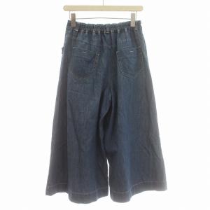 M'S GRACY デニムパンツ ワイド パンツ クロップド ガウチョ 36 S 青 ブルー