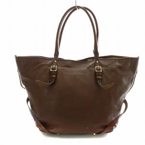 BURBERRY トートバッグ レザー ブラウン