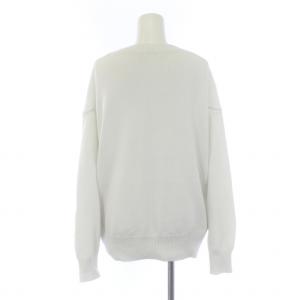 Plage 22SS Standard ニット カットソー 麻 リネン混 長袖 F 白 ホワイト 22080922105010