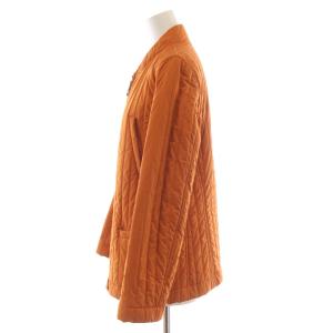 MAX MARA WEEKEND LINE キルティングジャケット 中綿 アウター ショート丈 ジップアップ 42 L オレンジ /BB