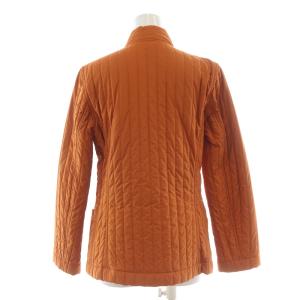 MAX MARA WEEKEND LINE キルティングジャケット 中綿 アウター ショート丈 ジップアップ 42 L オレンジ /BB