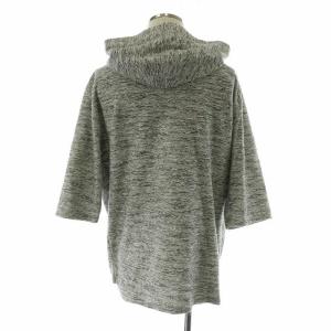 glamb プルオーバーパーカー フーディー ドルマンスリーブ 七分袖 3 L グレー