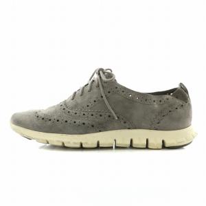 ゼログランド zerogrand スニーカー シューズ スエード ウイングチップ メダリオン US6 23.0cm