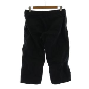 ISSEY MIYAKE FETE パンツ ストレート 七分丈 ジッパーフライ 黒 ブラック