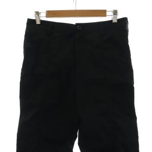 ISSEY MIYAKE FETE パンツ ストレート 七分丈 ジッパーフライ 黒 ブラック