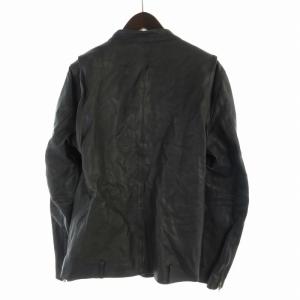 glamb ライダースジャケット ラムレザー ベルト付き 3 L グレー