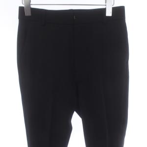 Plage 23AW パンツ スラックス スリット スリム スキニー 38 M 黒 ブラック