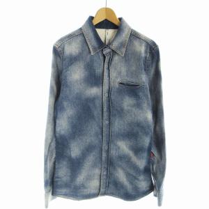 Kevin knit denim SH カバーオール デニムジャケット ジーンズ 背抜き 3 L 青 ブルー