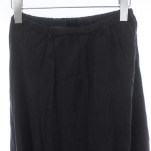 Plage 22AW Washable Fibril ギャザーロングスカート8 マキシ フレア 36 S 黒 ブラック 22060922110040