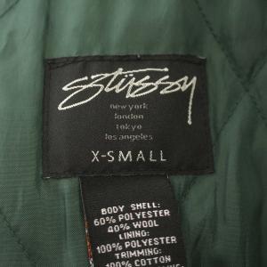 STUSSY スタジャン スタジアムジャンパー ジャケット ブルゾン XS グリーン 緑