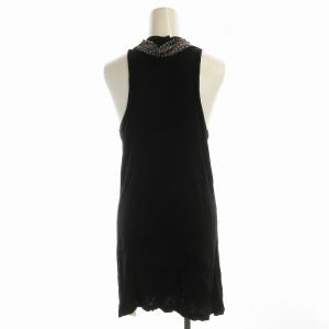 M MISSONI チュニック カットソー ノースリーブ 40 黒 ブラック TTMIBW0070 /EE