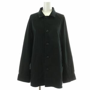 22AW シャツジャケット 長袖 オーバーサイズ 38 M 黒 ブラック /NW8