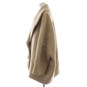 ELENDEEK オーバーカラーフォルムコート アウター ショート丈 ウール 2 M ベージュ /BB
