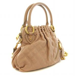 MARC JACOBS キルティングハンドバッグ ショルダーバッグ 2way レザー タグ付き 保存袋付き ピンク