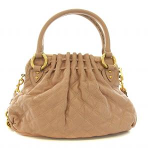 MARC JACOBS キルティングハンドバッグ ショルダーバッグ 2way レザー タグ付き 保存袋付き ピンク